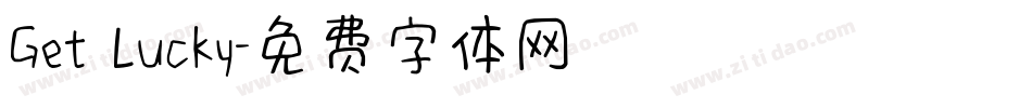 Get Lucky字体转换